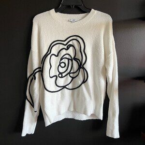 NEW Gilli Sweater with Beaded Flower Embellishment